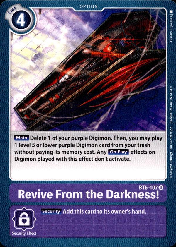 Revive from the Darkness! - BT5-107 - Battle Of Omni - Card Cavern