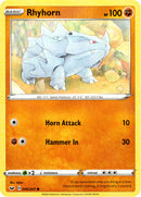 Rhyhorn - 96/202 - Sword & Shield - Card Cavern