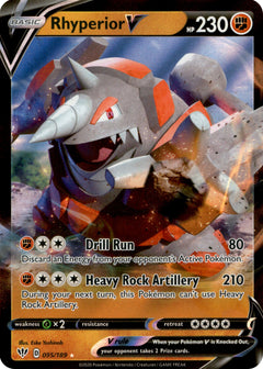 Rhyperior V - 95/189 - Darkness Ablaze - Holo - Card Cavern