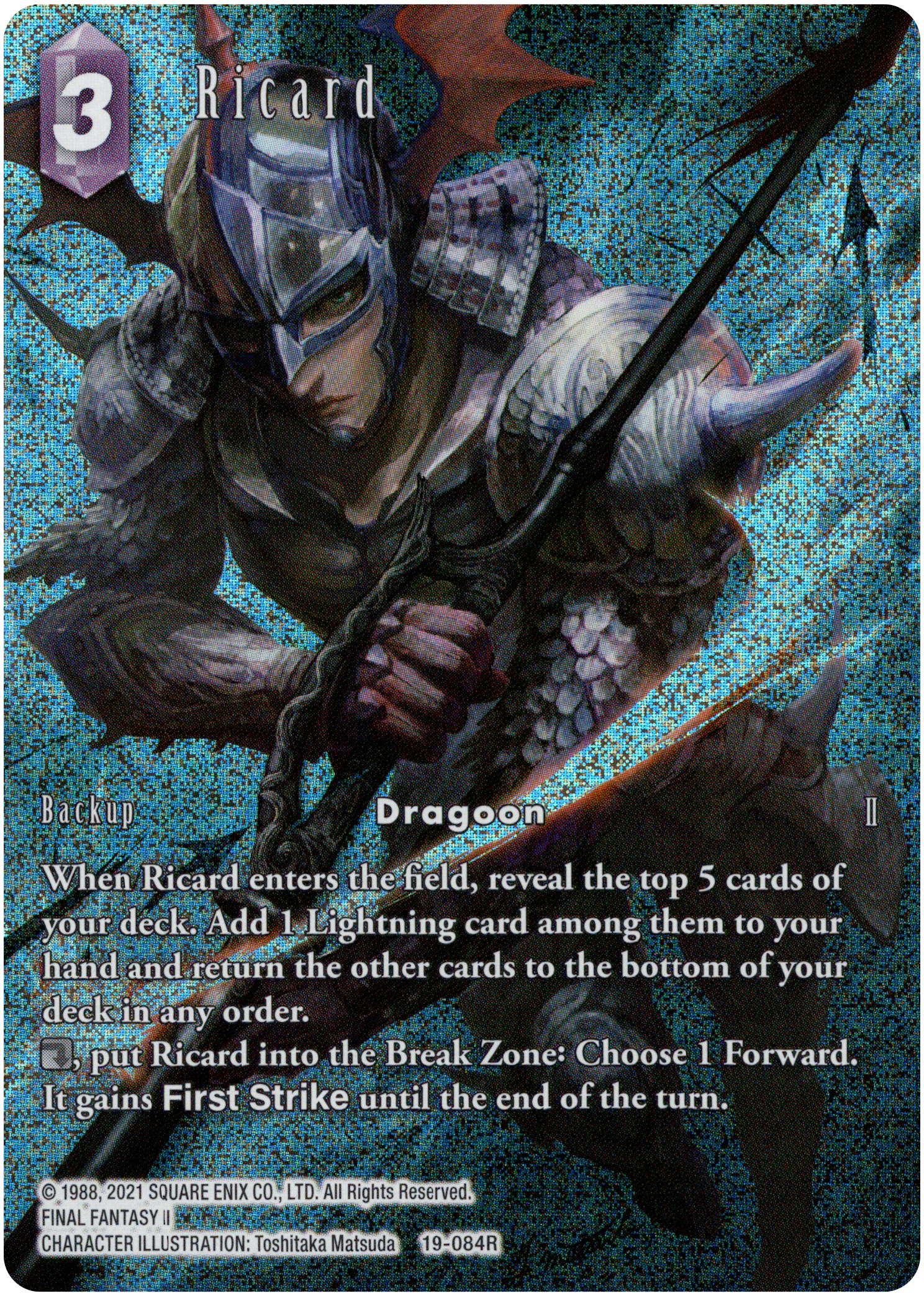 Ricard Full Art - 19-084R - From Nightmares - Foil - Card Cavern