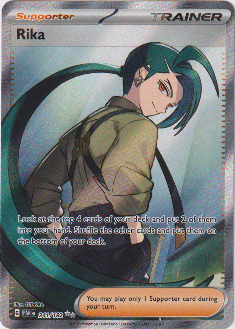 Rika - 241/182 - Paradox Rift - Holo – Card Cavern Trading Cards, LLC