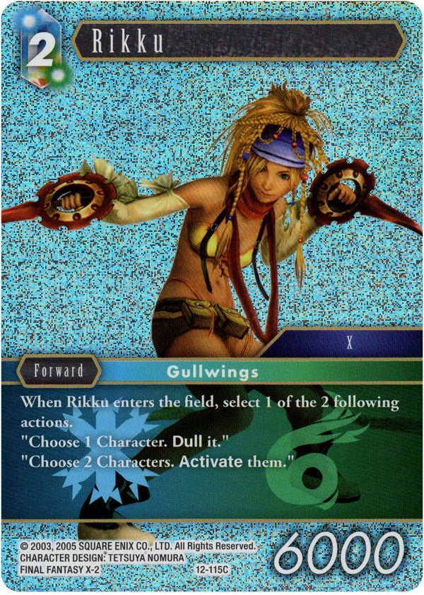 Rikku - 12-115C - Opus XII - Foil - Card Cavern