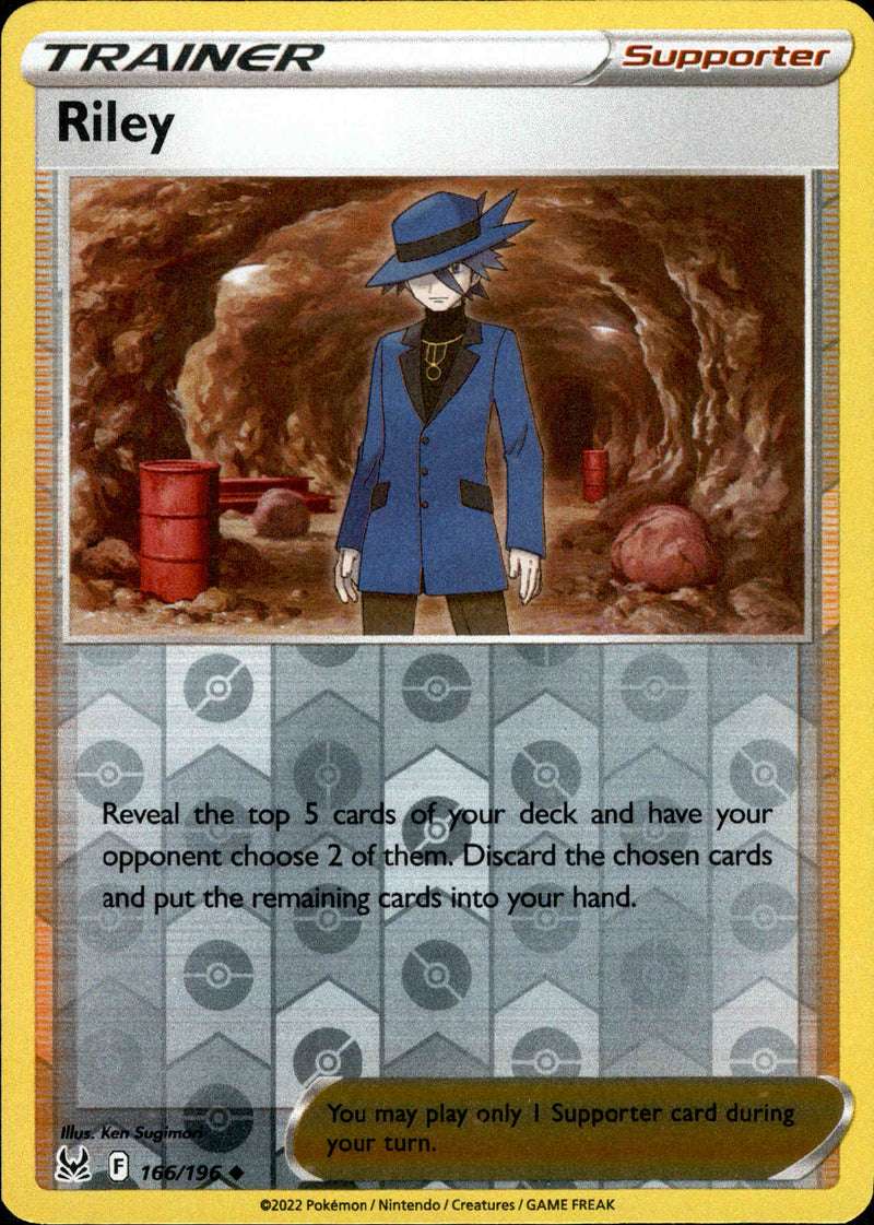 Riley - 166/196 - Lost Origin - Reverse Holo – Card Cavern Trading ...