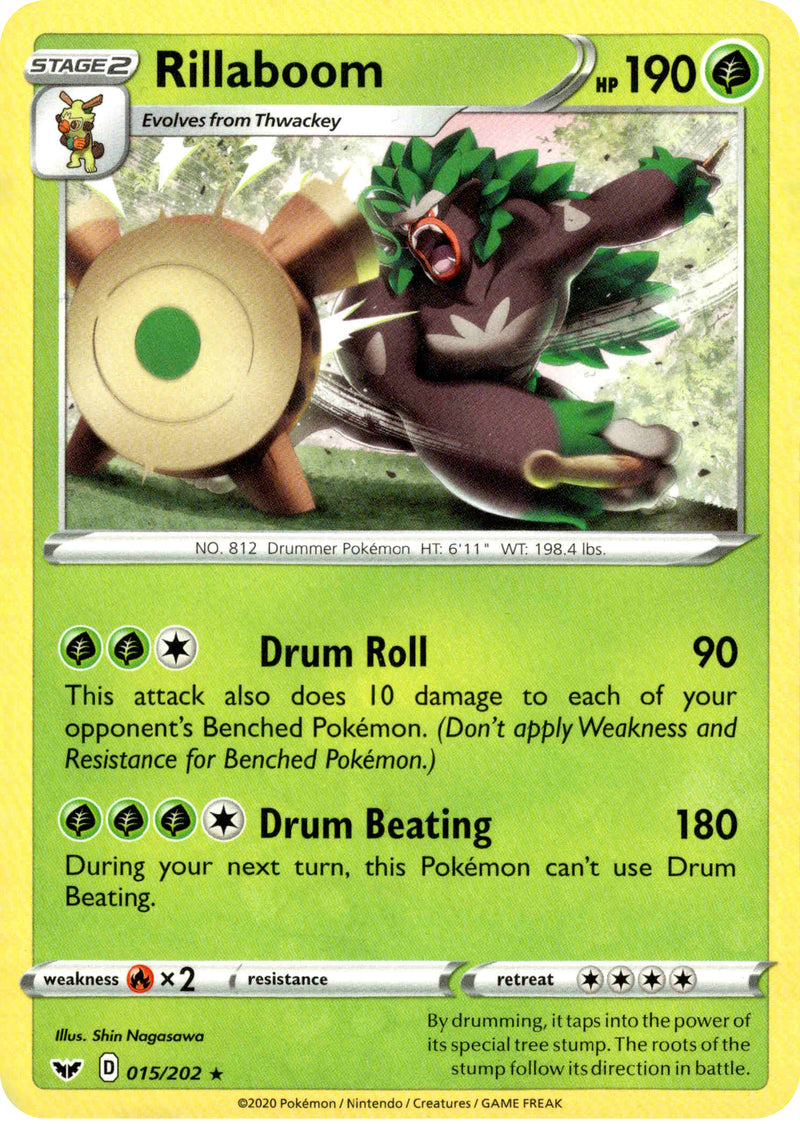 pokemon cards near me under $15 Rillaboom - 15/202