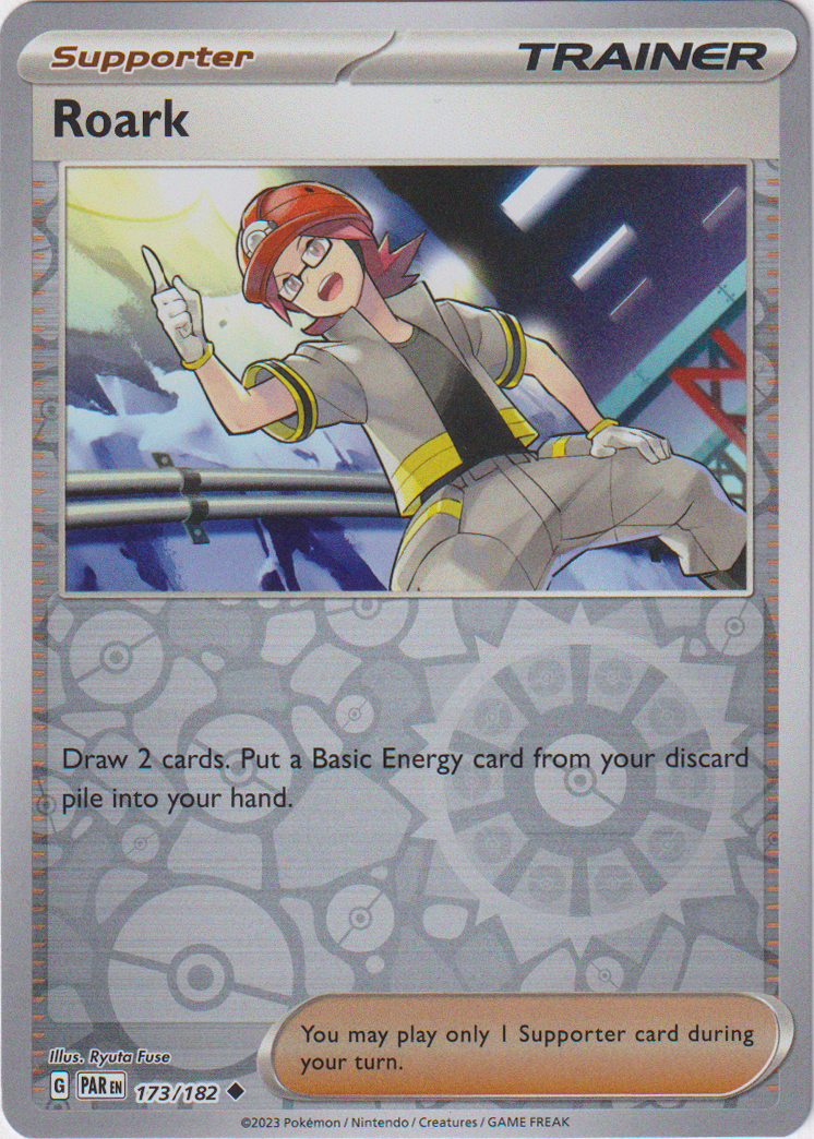roark pokemon card Roark - 173/182 - Paradox Rift