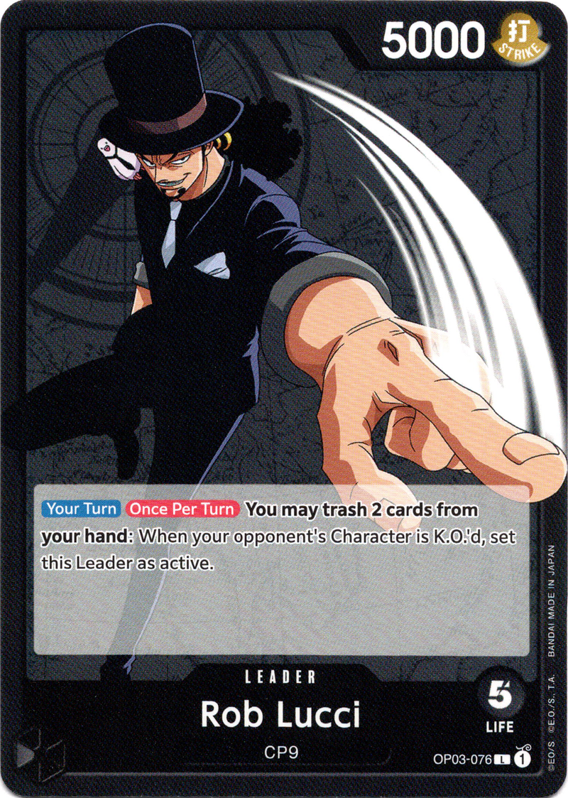 Rob Lucci - OP03-076 L - Pillars of Strength - Card Cavern
