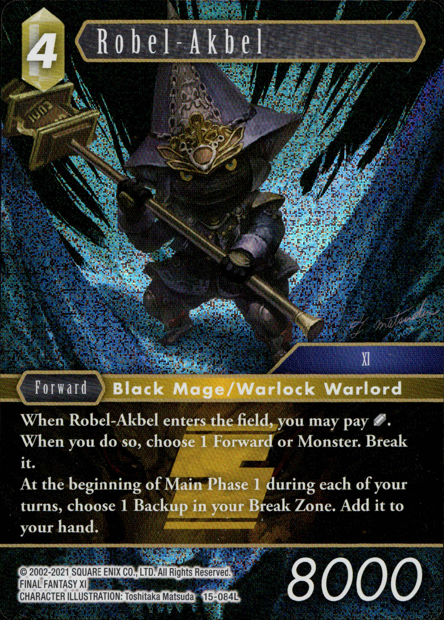 Robel-Akbel - 15-084L - Crystal Dominion - Foil - Card Cavern