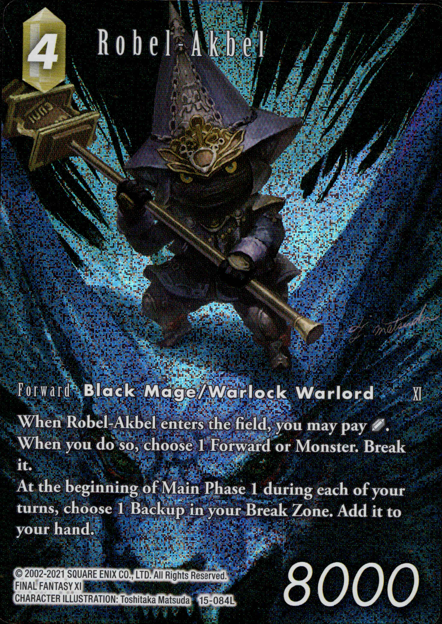 Robel-Akbel Full Art - 15-084L - Crystal Dominion - Foil - Card Cavern