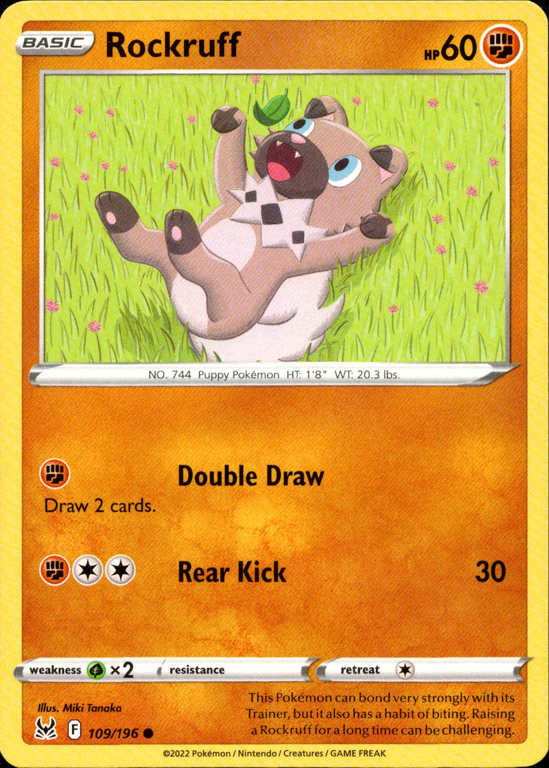 Rockruff - 109/196 - Lost Origin – Card Cavern Trading Cards, LLC