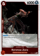 Roronoa Zoro - OP04-015 R - Kingdoms of Intrigue - Foil - Card Cavern