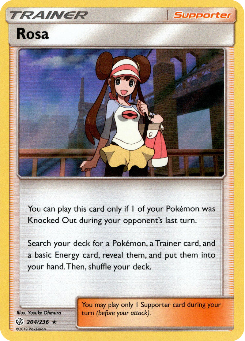 holographic trainer card Rosa - 204/236 - Cosmic Eclipse