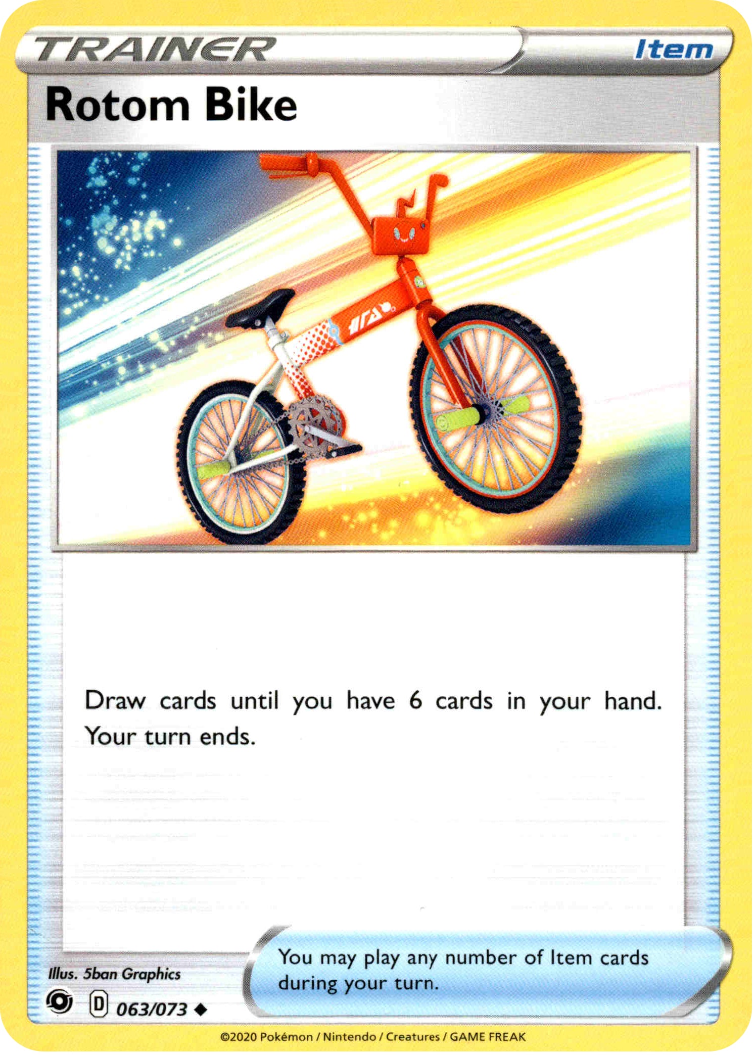 Rotom Bike - 63/73 - Champion's Path - Card Cavern