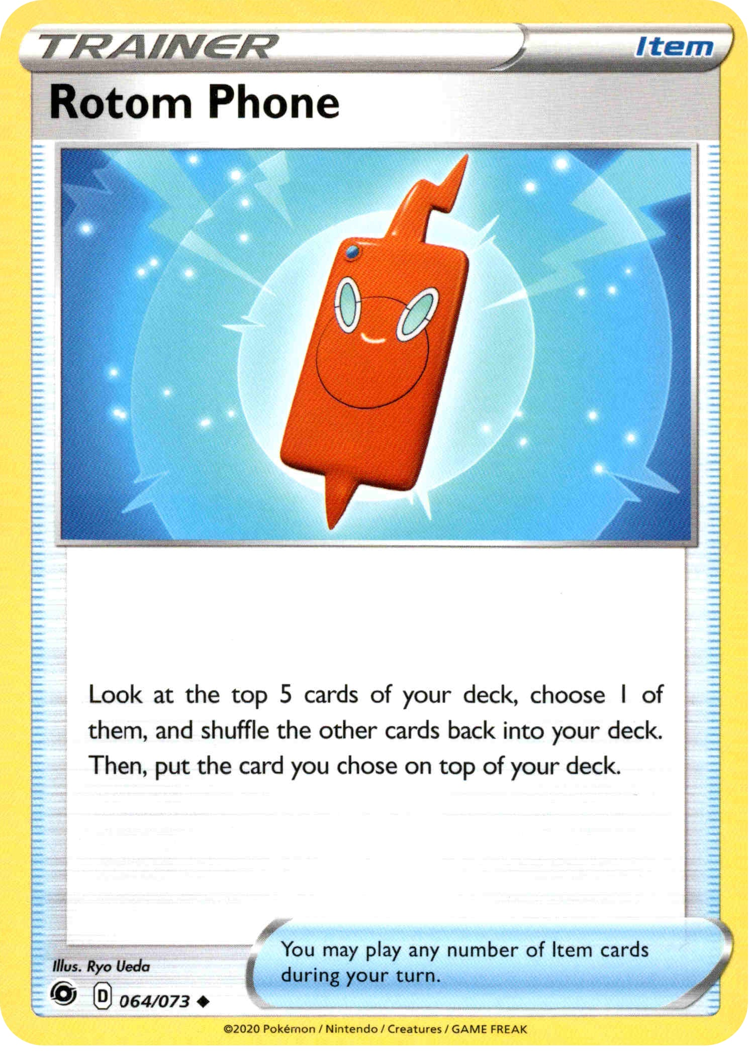Rotom Phone - 64/73 - Champion's Path - Card Cavern