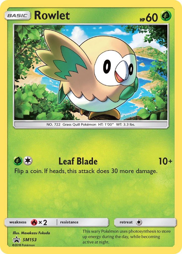 Rowlet - SM153 - Sun & Moon Promo - Card Cavern