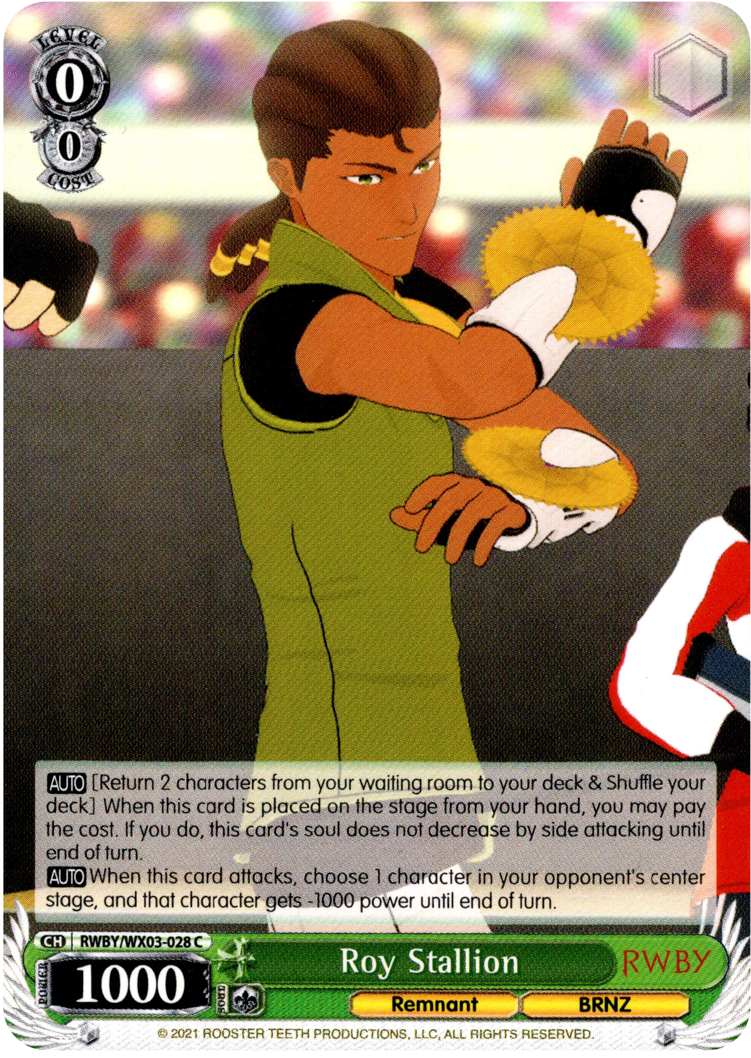 Roy Stallion - RWBY/WX03-028 - RWBY - Card Cavern