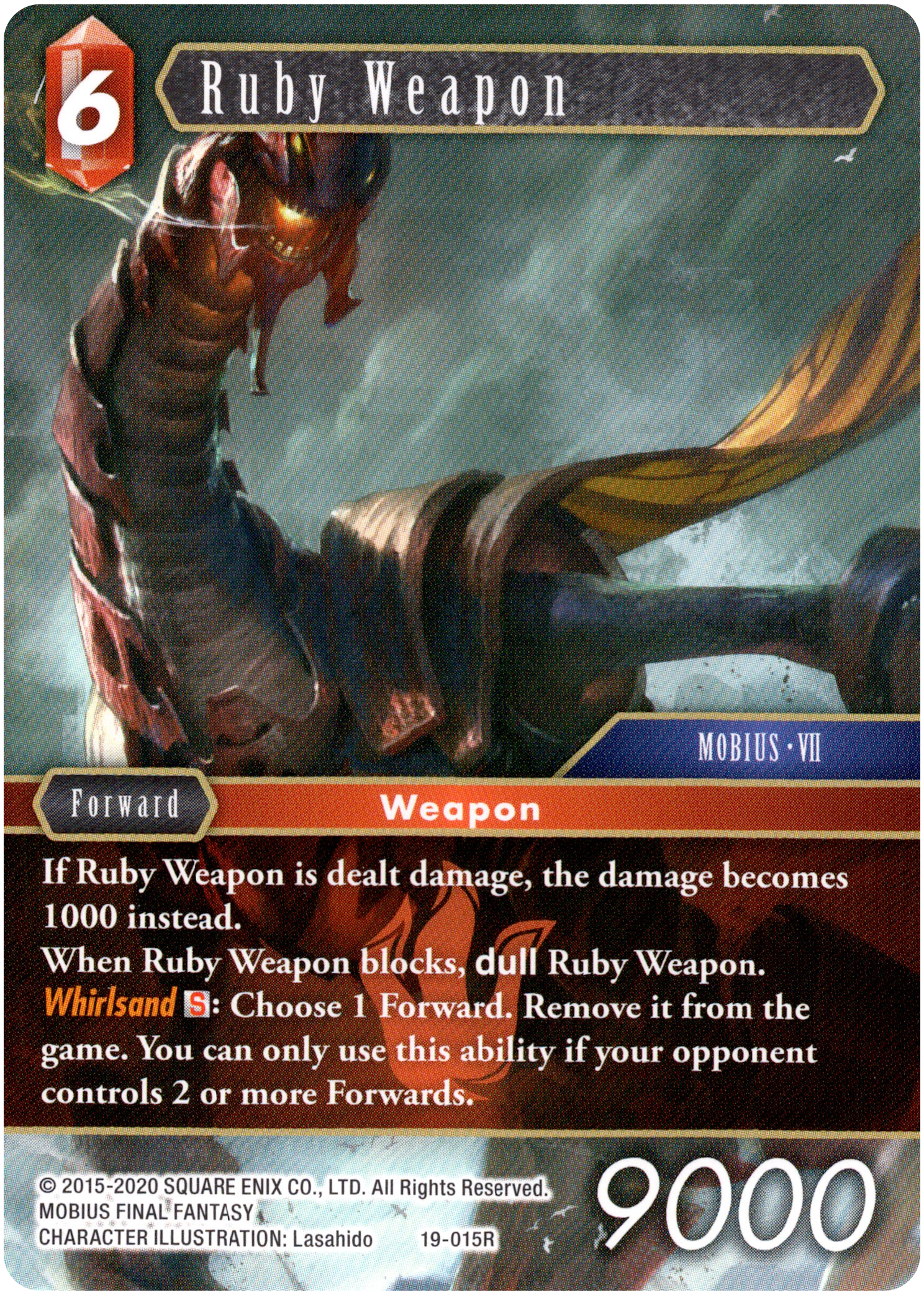 Ruby Weapon - 19-015R - From Nightmares - Card Cavern