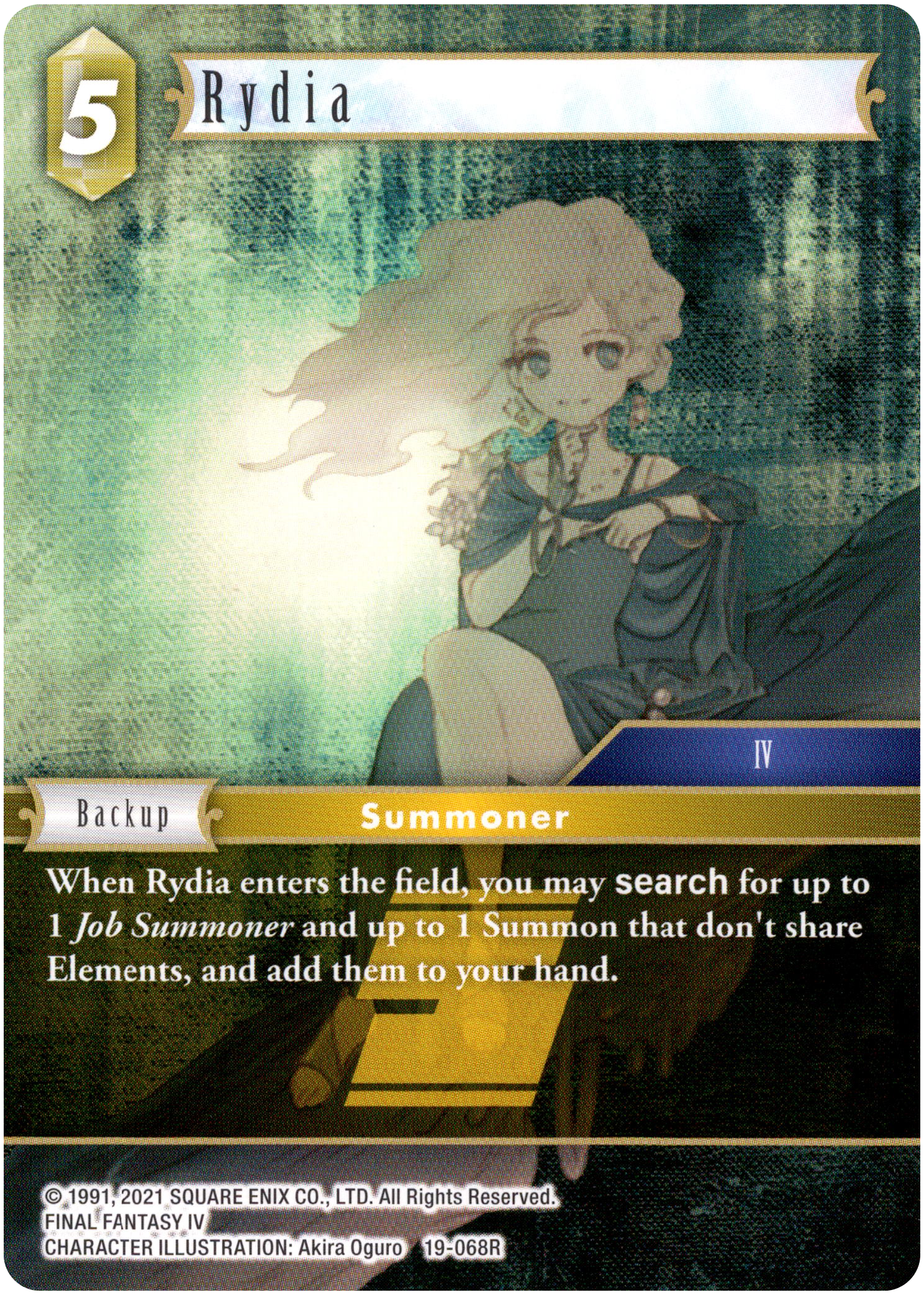 Rydia - 19-068R - From Nightmares - Card Cavern