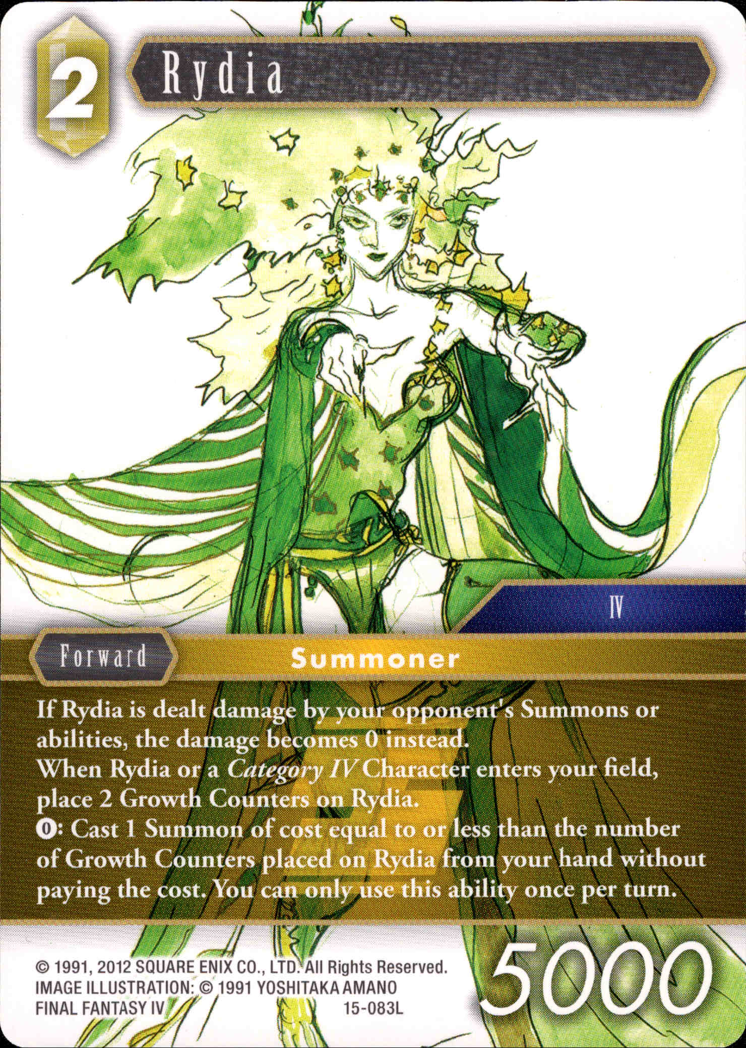 Rydia - 15-083L - Crystal Dominion - Card Cavern