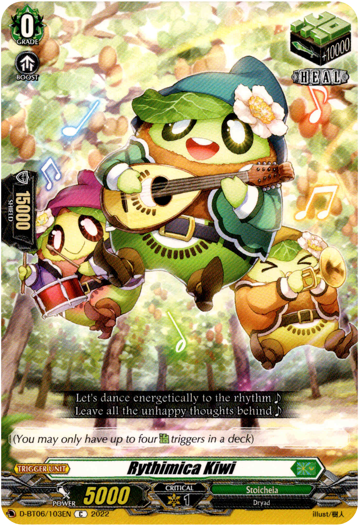 Rythimica Kiwi - D-BT06/103EN - Blazing Dragon Reborn - Card Cavern