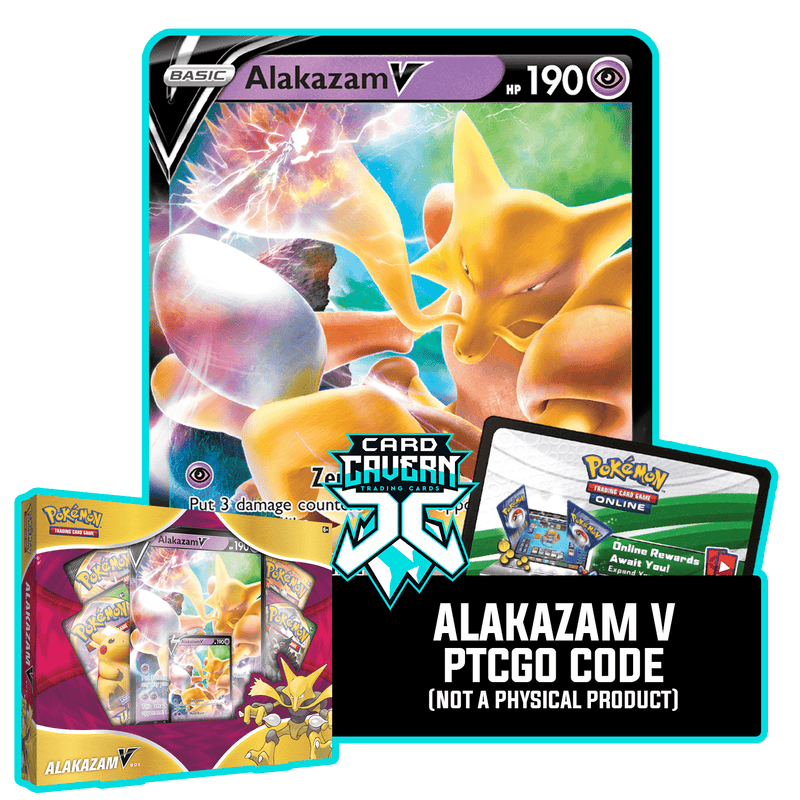 Alakazam V SWSH083 PTCGL Code - Card Cavern