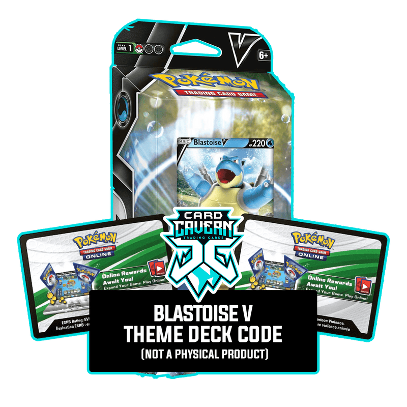 Blastoise V Battle Deck - PTCGO Code - Card Cavern