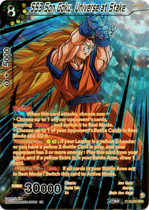 SS3 Son Goku, Universe at Stake - BT20-095 SPR - Power Absorbed - Foil - Card Cavern