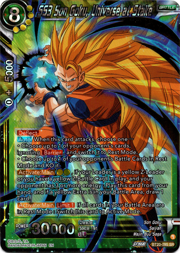 SS3 Son Goku, Universe at Stake - BT20-095 SR - Power Absorbed - Foil - Card Cavern