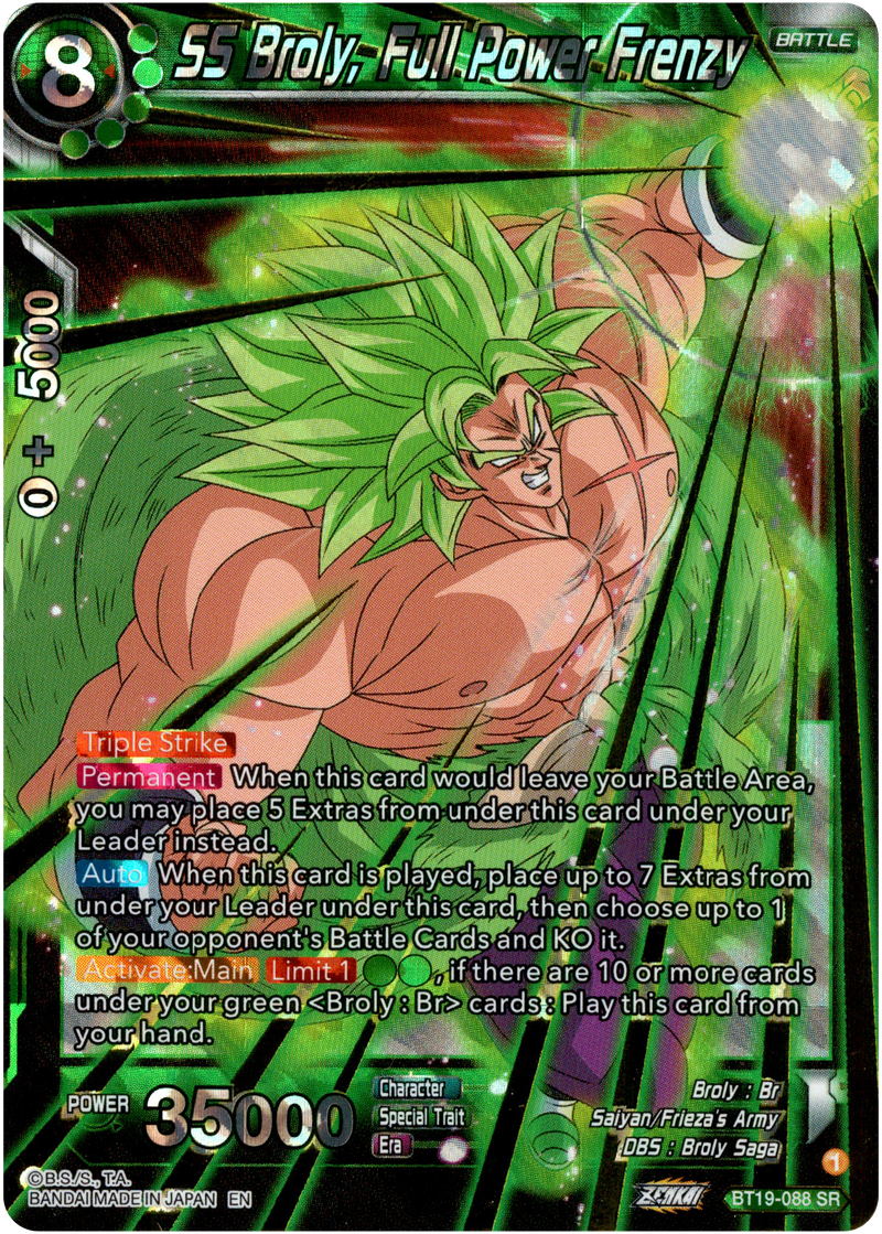 SS Broly, Full Power Frenzy - BT19-088 - Fighter's Ambition