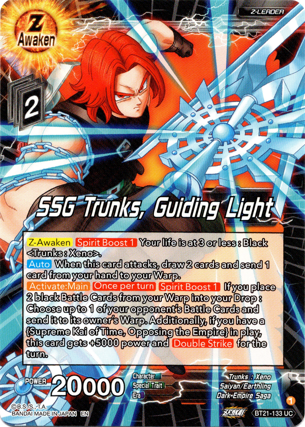 SSG Trunks, Guiding Light - BT21-133 - Wild Resurgence - Card Cavern