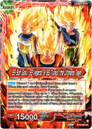 Son Goku & Vegeta & Trunks // SS Son Goku, SS Vegeta, & SS Trunks, the Ultimate Team - BT19-001 - Fighter's Ambition - Card Cavern