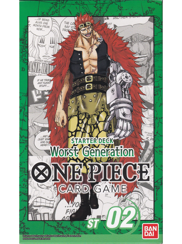 Worst Generation ST02 Starter Deck - One Piece Card Game - Card Cavern