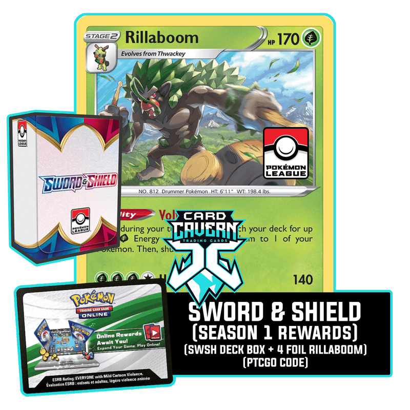 Sword & Shield Season 1 PTCGO Code - Card Cavern