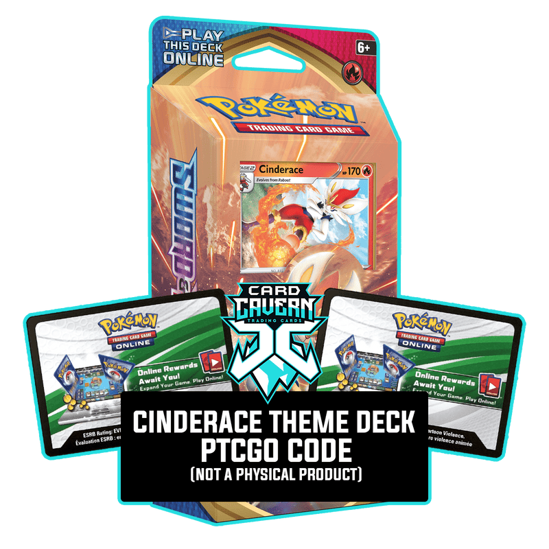 Cinderace Theme Deck - Sword & Shield - PTCGO Code - Card Cavern