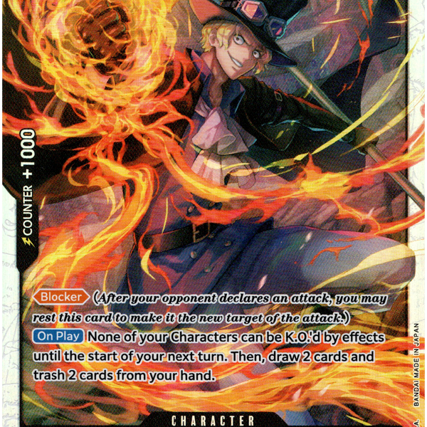 Sabo - OP04-083 SR - Kingdoms of Intrigue - Foil – Card Sabo - OP04-083 SR - Kingdoms of Intrigue - Foil – Card
