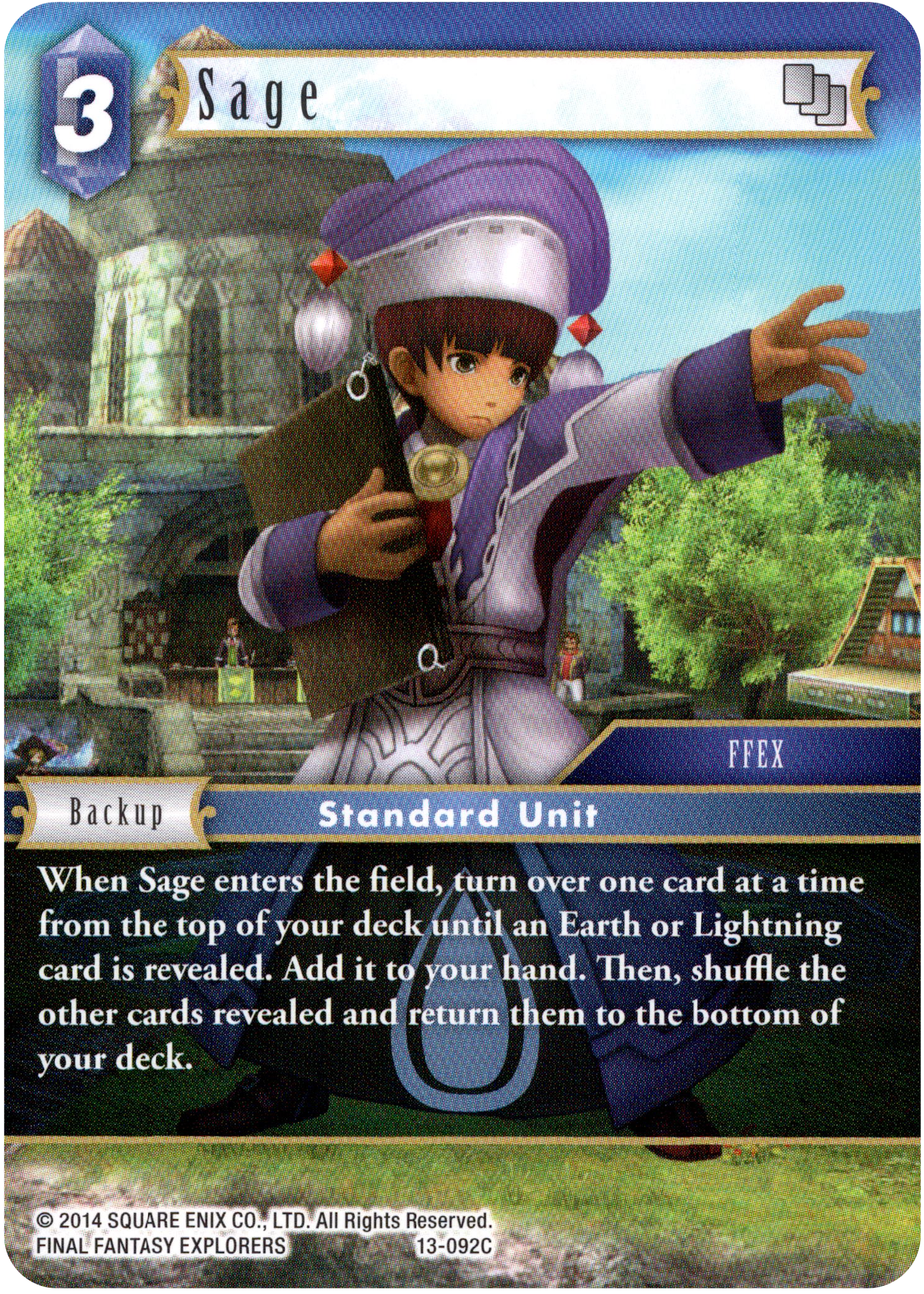 Sage - 13-092C - Opus XIII - Card Cavern