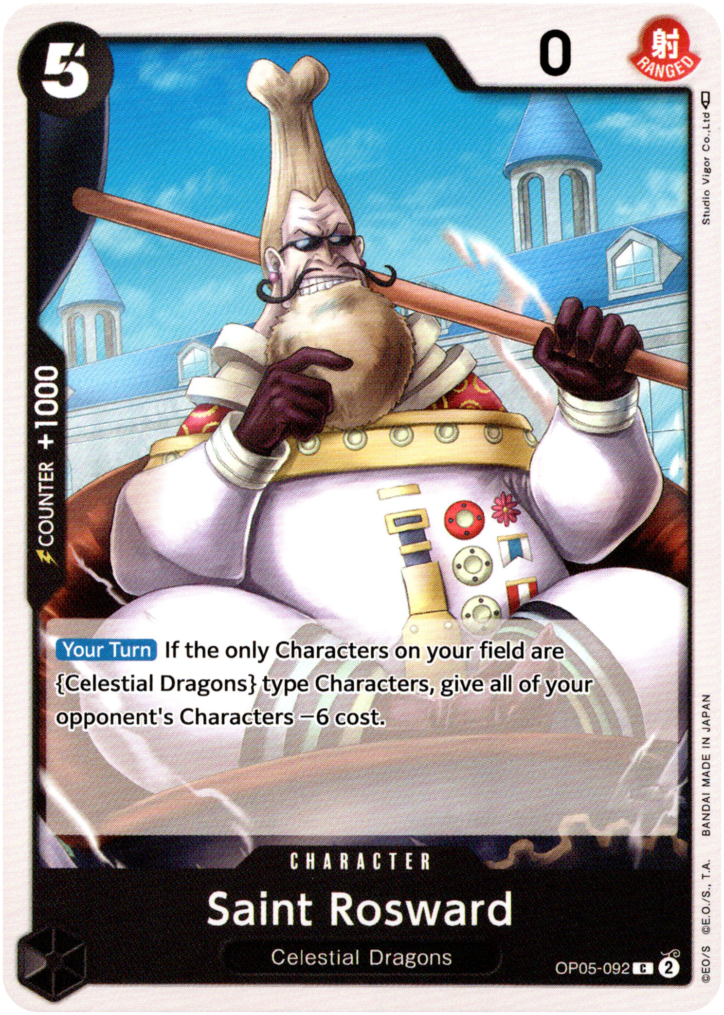 Saint Rosward - OP05-092 - Awakening of the New Era - Card Cavern