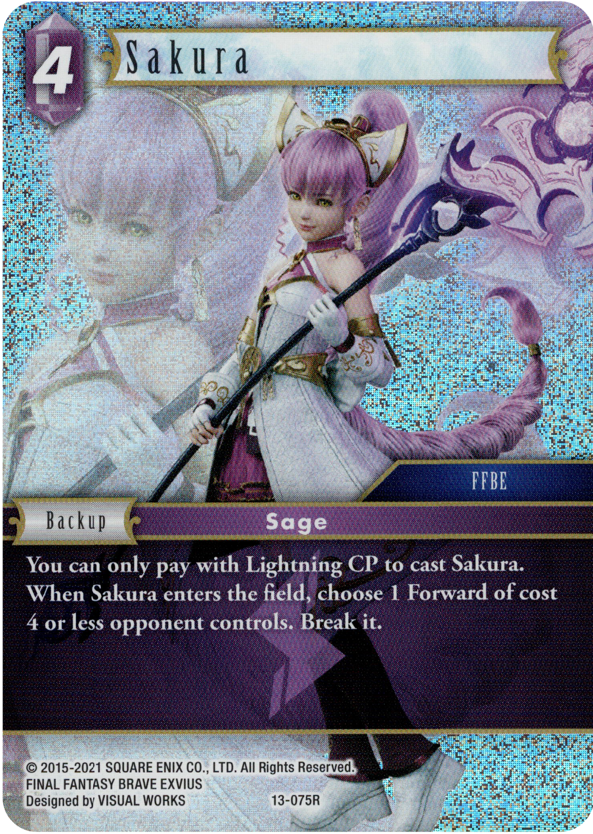 Sakura - 13-075R - Opus XIII - Foil - Card Cavern
