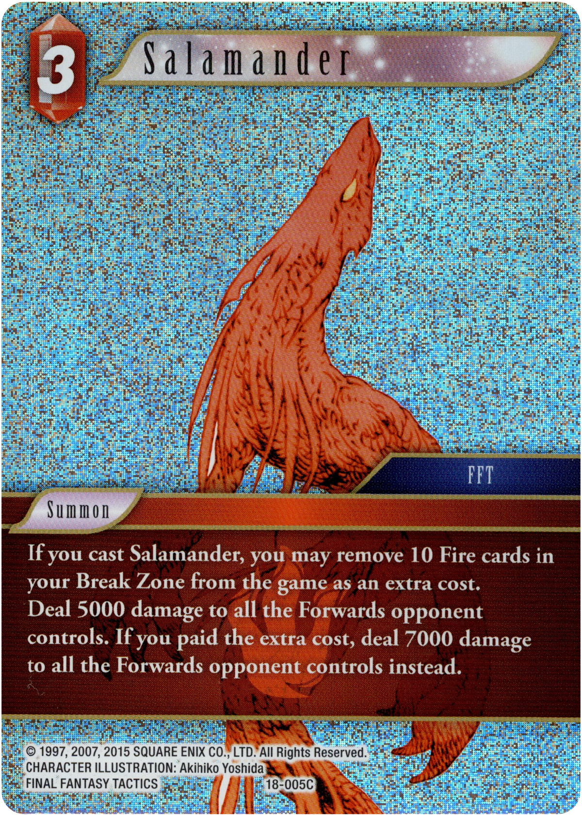 Salamander - 18-005C - Resurgence of Power - Foil - Card Cavern