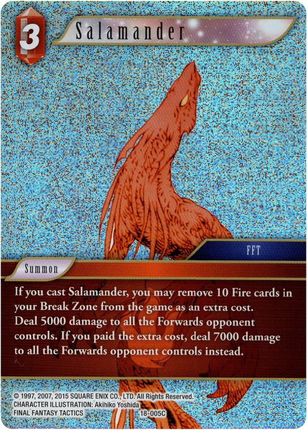 Salamander - 18-005C - Resurgence of Power - Foil - Card Cavern