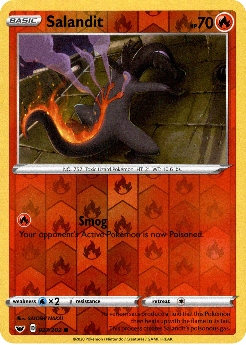 salandit pokemon card Salandit - 27/202 - Sword & Shield