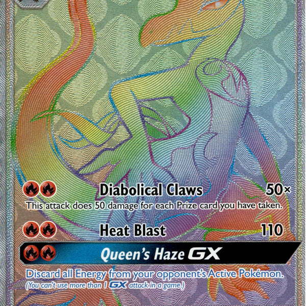 Salazzle GX Hyper Rare - 151/147 - Burning Shadows - Holo Card Cavern Trading Cards, LLC Salazzle GX Hyper Rare - 151/147 - Burning Shadows - Holo Card Cavern Trading Cards, LLC