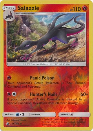 Salazzle - 26/156 - Ultra Prism - Reverse Holo - Card Cavern