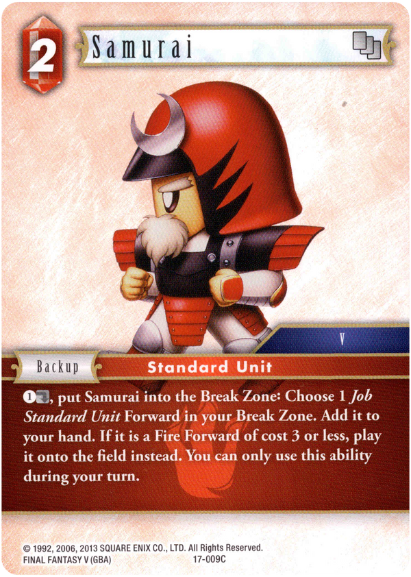 Samurai - 17-009C - Rebellion's Call - Card Cavern