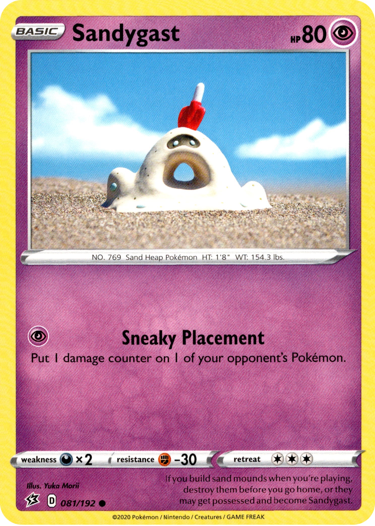 Sandygast - 81/192 - Rebel Clash - Card Cavern