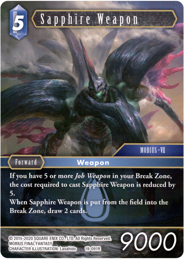 Sapphire Weapon - 19-091R - From Nightmares - Card Cavern