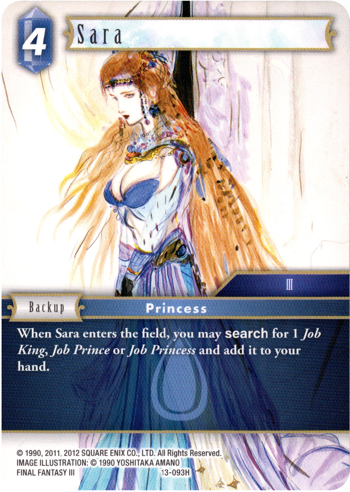 Sara - 13-093H - Opus XIII - Card Cavern