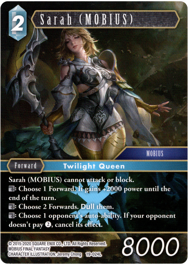 Sarah (MOBIUS) - 19-024L - From Nightmares - Card Cavern