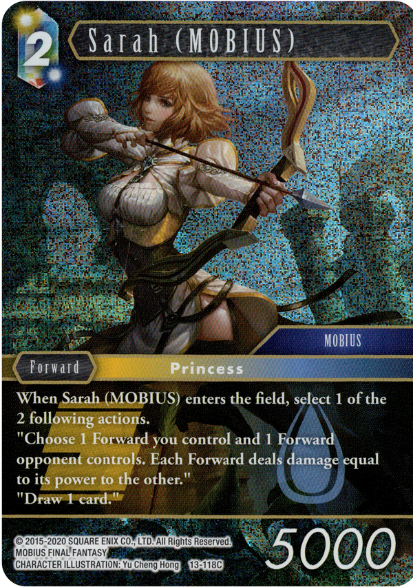 Sarah (MOBIUS) - 13-118C - Opus XIII - Foil - Card Cavern