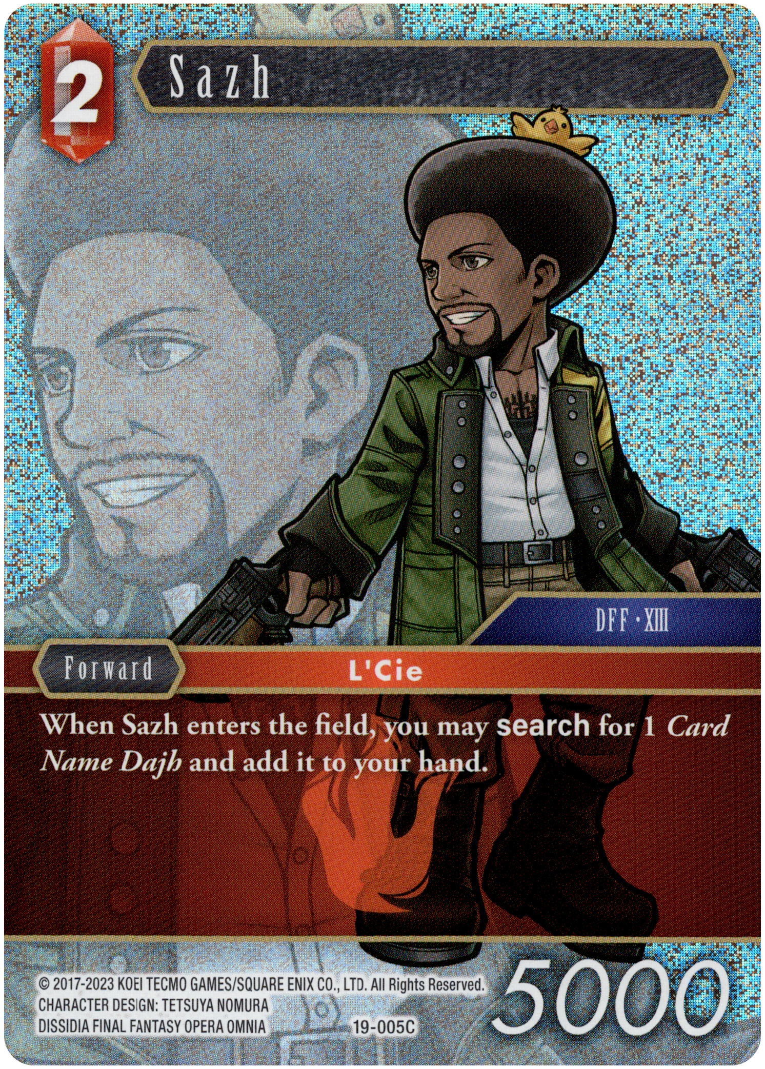 Sazh - 19-005C - From Nightmares - Foil - Card Cavern