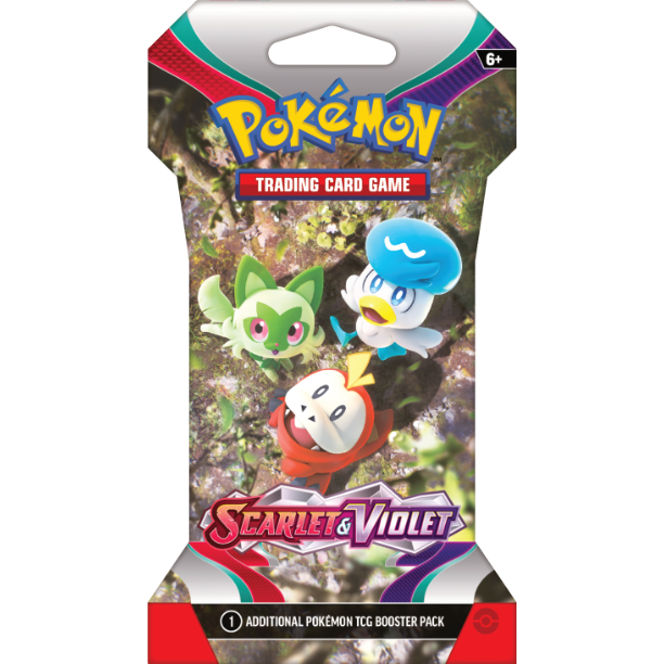 Scarlet & Violet Sleeved Booster Pack - Card Cavern